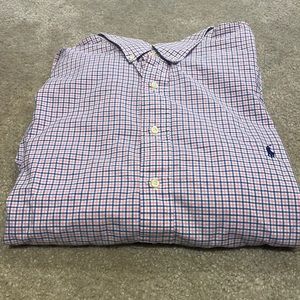 5XB Polo by Ralph Lauren Pink and Blue checkered long sleeved button up